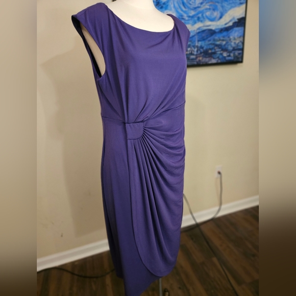 Dress Barn Dresses & Skirts - Dressbarn Long Purple Dress Size 16